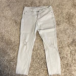 Articles of Society white denim with distressing. Size 30.